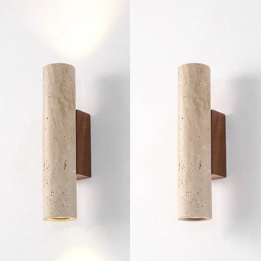 Spanish Yellow Cave Stone LED Wall Lamp Nordic Minimalist Living Room Bedroom Headboard Background Home Decor Fixture