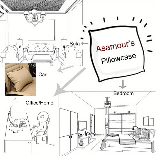 Square Office Cushion Cover Geometric Flower Collection Pattern Home Decor Pillow Cover