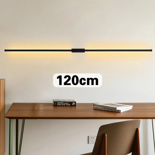 Indoor LED long wall lamp Nordic style Long LED Wall Light Home Decoration Bedroom Living Room Sofa Background