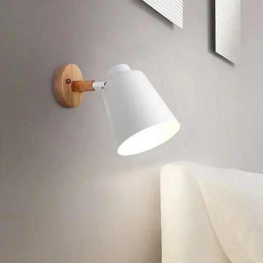 Nordic Bedside Wall Lamp Modern Minimalist Creative Light Luxury Living Room Bedroom Staircase Balcony Aisle Reading Wall Lamps