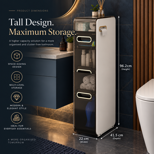 Slimline Bathroom Storage Cabinet