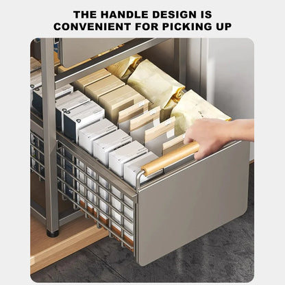 2 Tier Pull Out Cabinet Holder Adjustable Kitchen Storage Rack Under Sink Organizer Spice Jar Storage Rack Slide Drawer Shelf ﻿