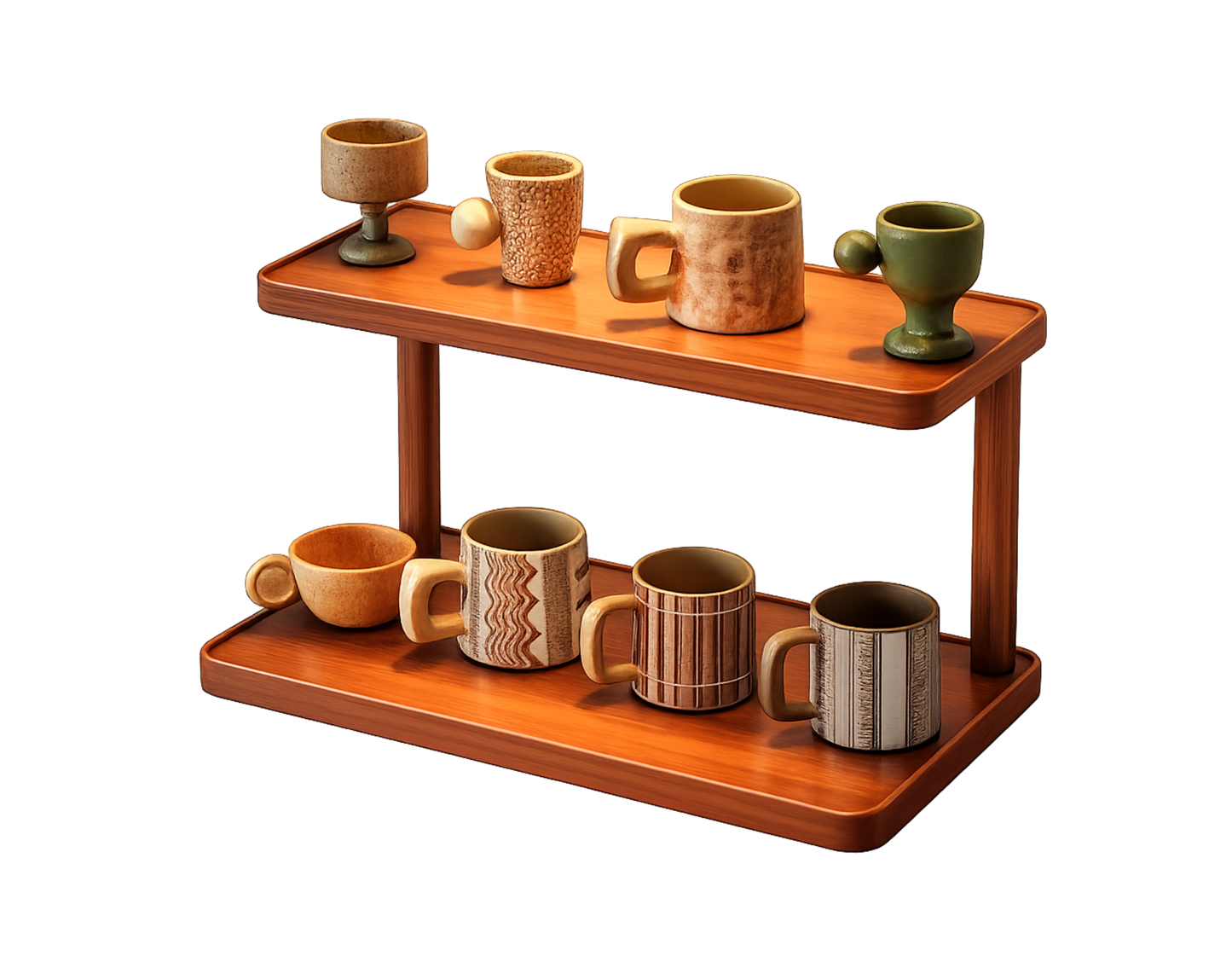 Compact cup organizer