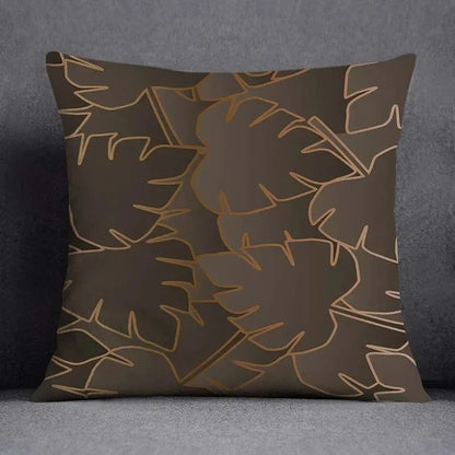Square Office Cushion Cover Geometric Flower Collection Pattern Home Decor Pillow Cover