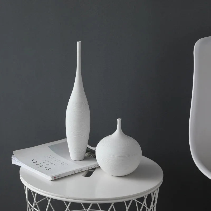 1PC Modern Handmade Art Zen Vase Ceramic Ornaments Decoration Vase Ceramic Decor Vases Tall Floor Vases for Living Room