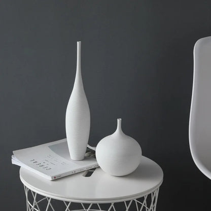 1PC Modern Handmade Art Zen Vase Ceramic Ornaments Decoration Vase Ceramic Decor Vases Tall Floor Vases for Living Room