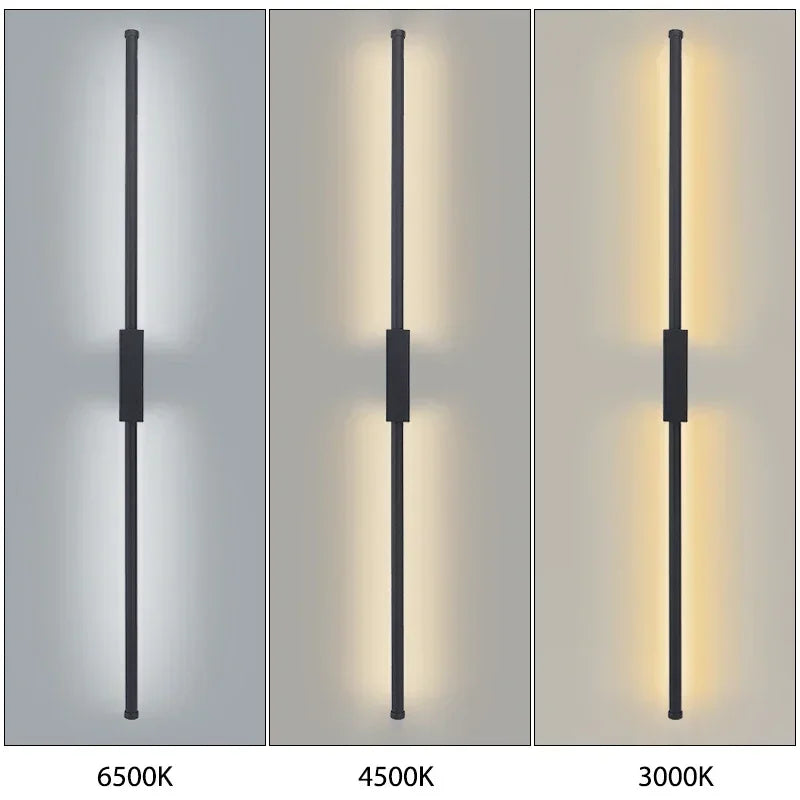 Indoor LED  long wall lamp  Nordic style Long LED Wall Light  Home Decoration Bedroom Living Room Sofa Background