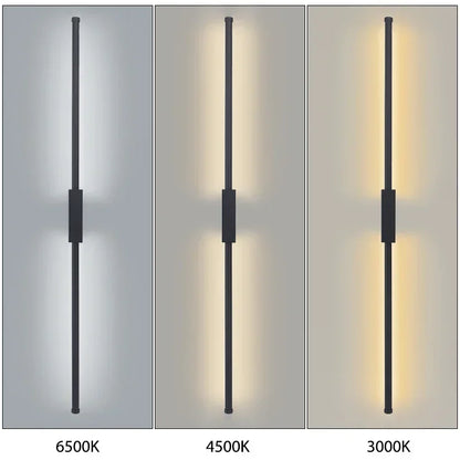 Indoor LED  long wall lamp  Nordic style Long LED Wall Light  Home Decoration Bedroom Living Room Sofa Background