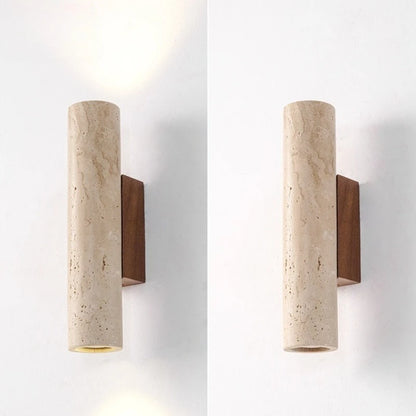 Spanish Yellow Cave Stone LED Wall Lamp Nordic Minimalist Living Room Bedroom Headboard Background Home Decor Fixture