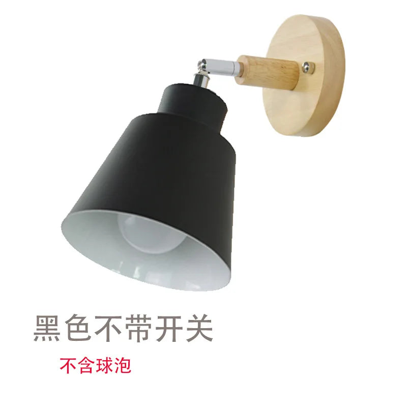 Nordic Bedside Wall Lamp Modern Minimalist Creative Light Luxury Living Room Bedroom Staircase Balcony Aisle Reading Wall Lamps