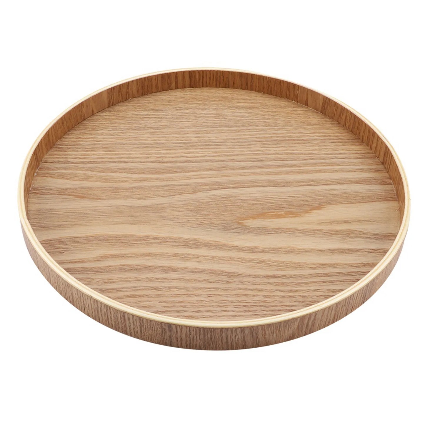 1PCS Round Bamboo Tray Saucer Flower Pot Tray Cup Pad Coaster Plate Kitchen Decorative Plate Creative Coaster Coffee Cup Mat