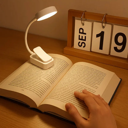 1pc USB Charging Adjustable Reading Light -3 Color Modes, Eye Protection LED, Portable Book Night Light, Office Study Supplies
