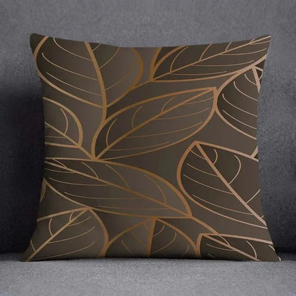 Square Office Cushion Cover Geometric Flower Collection Pattern Home Decor Pillow Cover