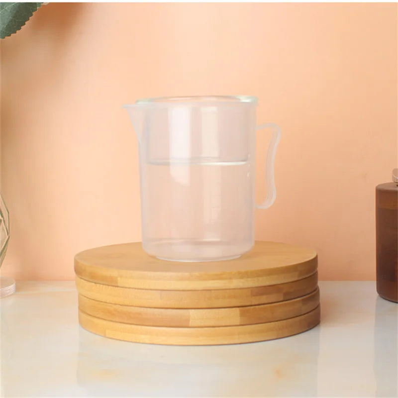 15cm/5.9inch Diameter Round Coaster Placemats Bamboo Tray  Tea Coffee Cup Pad Bamboo Wood Plate Heat Resistant Tableware Mug Mat