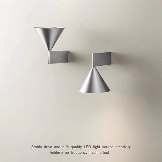 Modern minimalist bedroom bedside nordic wall lamp geometric simple designer high-end background wall aisle lamp retro home dec