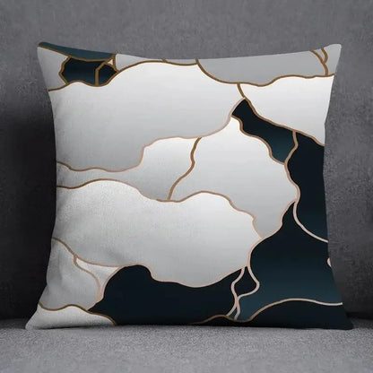 Square Office Cushion Cover Geometric Flower Collection Pattern Home Decor Pillow Cover