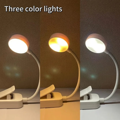 1pc USB Charging Adjustable Reading Light -3 Color Modes, Eye Protection LED, Portable Book Night Light, Office Study Supplies