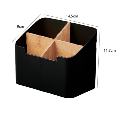 Remote Control Holder, Remote Caddy, TV Remote Organizer Table Desktop, Storage Box for Makeup Brushes, Office Supplies