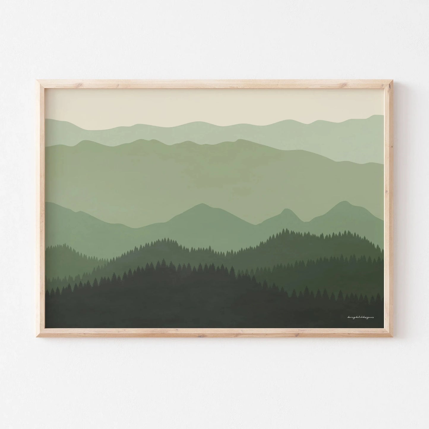 3pcs/set Japanese Alps Sunrise Canvas Printing Abstract Line Landscape Wall Art Art Poster for Modern Living Room & Home Decor