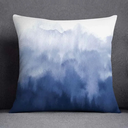 45x45CM Cushion Cover Geometric Pattern Polyester Blue Grey Pillowcase Upholstery Sofa Cushion Throw Pillow Home Decor Pillowcas