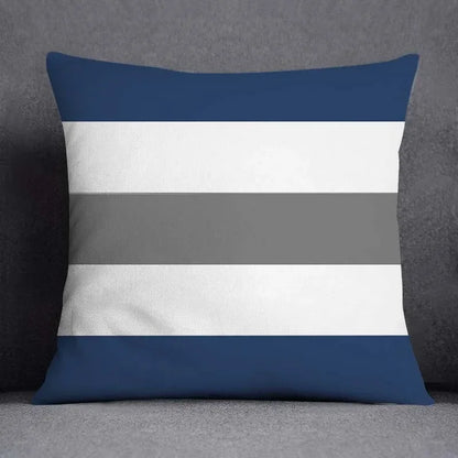 45x45CM Cushion Cover Geometric Pattern Polyester Blue Grey Pillowcase Upholstery Sofa Cushion Throw Pillow Home Decor Pillowcas