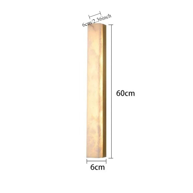 Spanish Marble Copper Wall Lamp Minimalist New Chinese Living Room TV Background Wall Decorative Lamp Aisle Corridor Bedroom