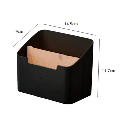 Remote Control Holder, Remote Caddy, TV Remote Organizer Table Desktop, Storage Box for Makeup Brushes, Office Supplies