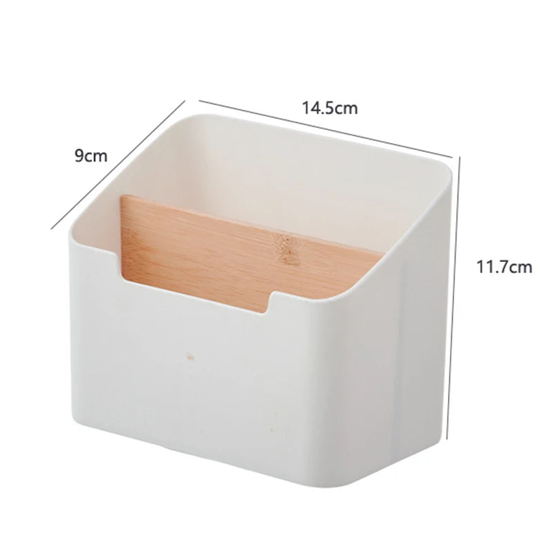 Remote Control Holder, Remote Caddy, TV Remote Organizer Table Desktop, Storage Box for Makeup Brushes, Office Supplies
