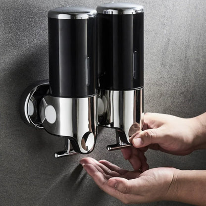 Wall Mounted 500ml Bathroom Soap Dispenser Multi-style Single/Double/Triple Bottles for Shampoo Shower Gel Storage