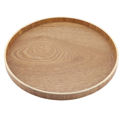 1PCS Round Bamboo Tray Saucer Flower Pot Tray Cup Pad Coaster Plate Kitchen Decorative Plate Creative Coaster Coffee Cup Mat