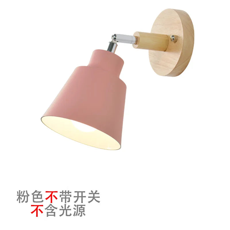 Nordic Bedside Wall Lamp Modern Minimalist Creative Light Luxury Living Room Bedroom Staircase Balcony Aisle Reading Wall Lamps