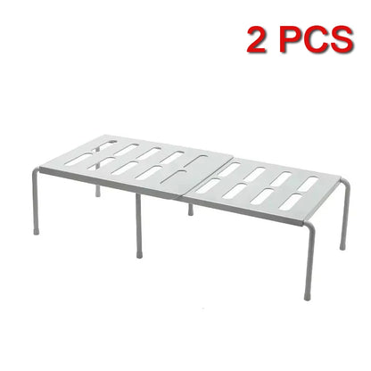 ABS Shoe Rack Extensible Storage Shelf Shoe Organizer Holder Under Sink Telescopic Storage Rack Kitchen Cabinet Organizer