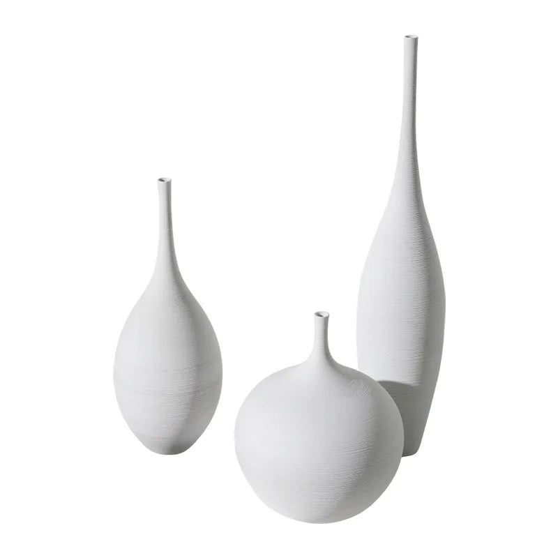 1PC Modern Handmade Art Zen Vase Ceramic Ornaments Decoration Vase Ceramic Decor Vases Tall Floor Vases for Living Room