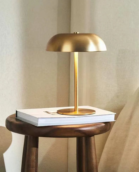 Wireless Touch Lamp, Portable Dimmable with 3 Colors, Rechargeable LED Metal Table Lamp for Bedroom, Office, Home Decor