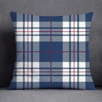 45x45CM Cushion Cover Geometric Pattern Polyester Blue Grey Pillowcase Upholstery Sofa Cushion Throw Pillow Home Decor Pillowcas