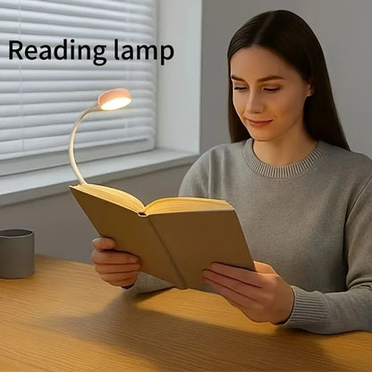 1pc USB Charging Adjustable Reading Light -3 Color Modes, Eye Protection LED, Portable Book Night Light, Office Study Supplies