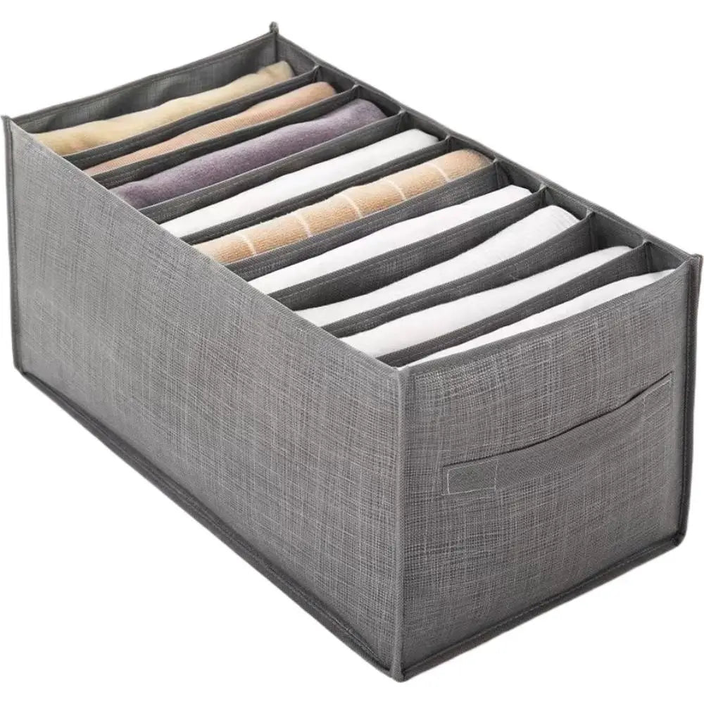 Foldable Washable Closet Organizer Drawer Dividers for Clothes Jeans Underwear Storage Box Space Saving Wardrobe Organization