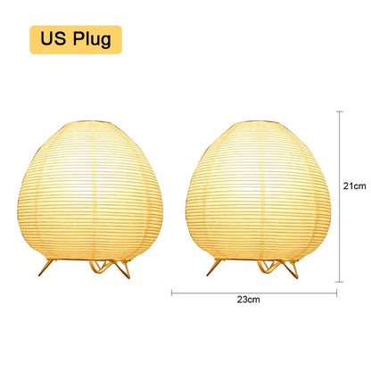 Nordic LED Table Lamp Interior Lighting Wabi Sabi Style Table Light Bedside Bedroom Living Study Home Decoration Desk Lamps