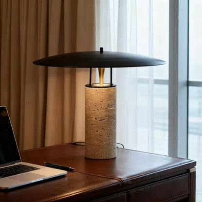 Postmodern LED Minimalist Yellow Stone Table Lamp Designer Art Living Room Bedroom Lamp Nordic Creative Bedside Desk Lights