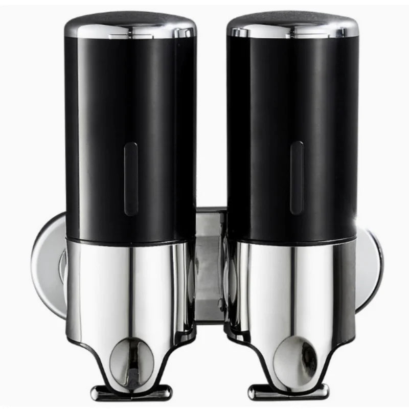 Wall Mounted 500ml Bathroom Soap Dispenser Multi-style Single/Double/Triple Bottles for Shampoo Shower Gel Storage