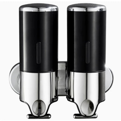 Wall Mounted 500ml Bathroom Soap Dispenser Multi-style Single/Double/Triple Bottles for Shampoo Shower Gel Storage