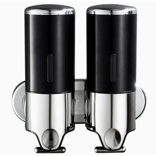 Wall Mounted 500ml Bathroom Soap Dispenser Multi-style Single/Double/Triple Bottles for Shampoo Shower Gel Storage