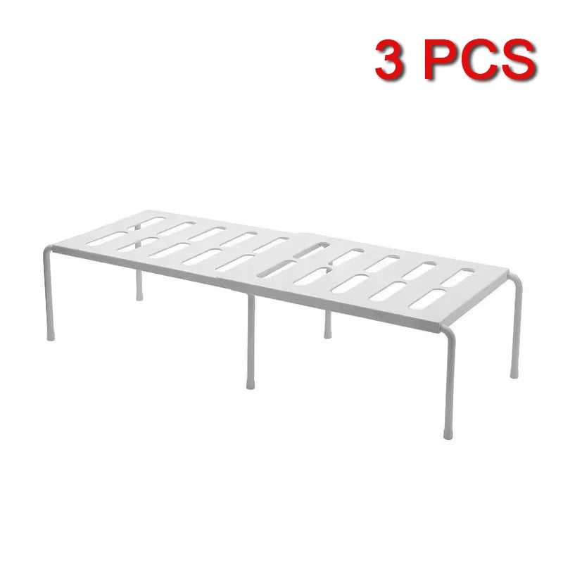 ABS Shoe Rack Extensible Storage Shelf Shoe Organizer Holder Under Sink Telescopic Storage Rack Kitchen Cabinet Organizer