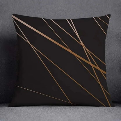 Square Office Cushion Cover Geometric Flower Collection Pattern Home Decor Pillow Cover
