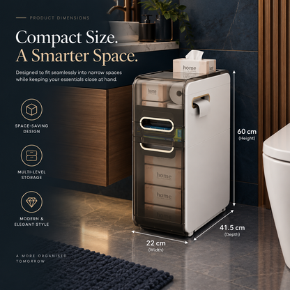 Slimline Bathroom Storage Cabinet