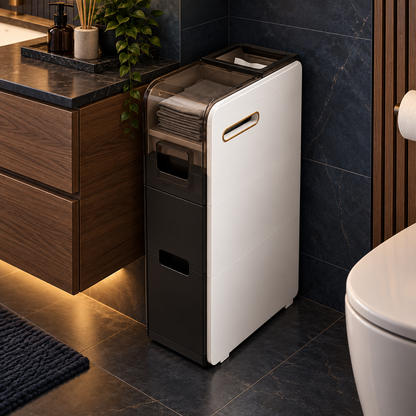 Slimline Bathroom Storage Cabinet